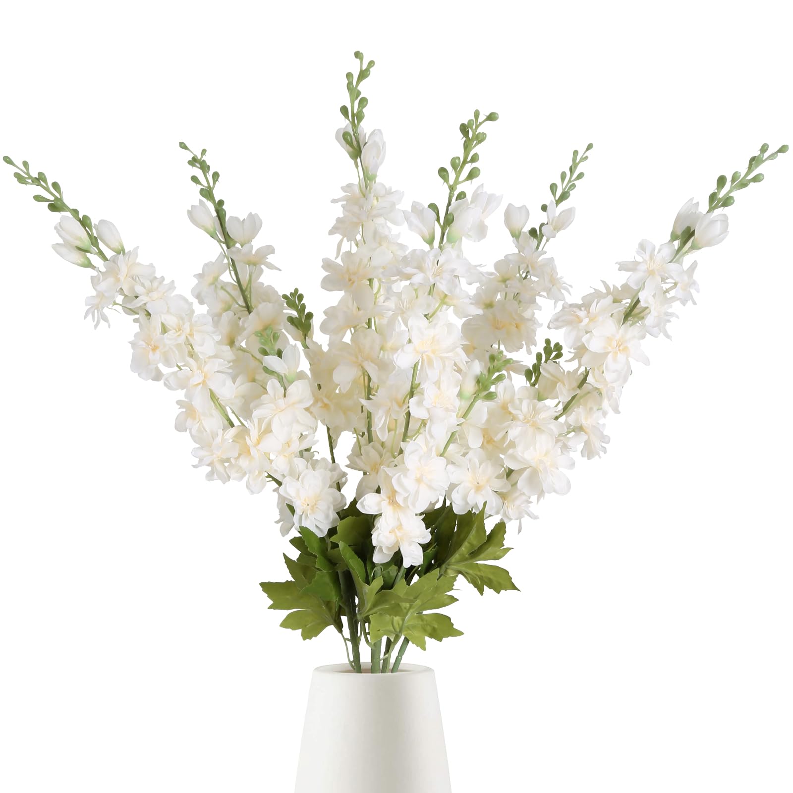 Centerpiece Vase Tall - 2 st Kunstbloemen Lange Steel Delphinium