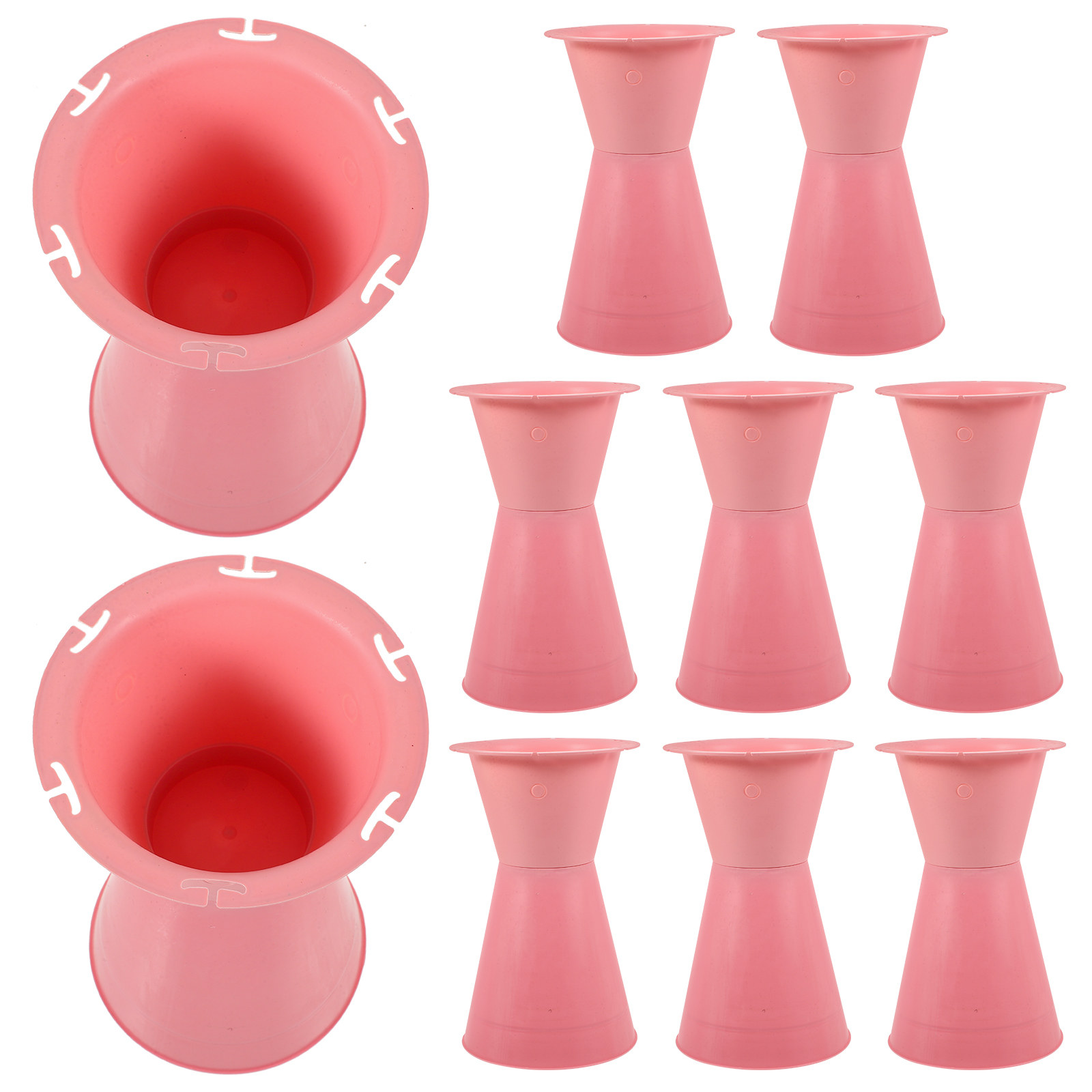 Wedding Support - 10 stuks plastic bloemboeket houder, bloemstuk