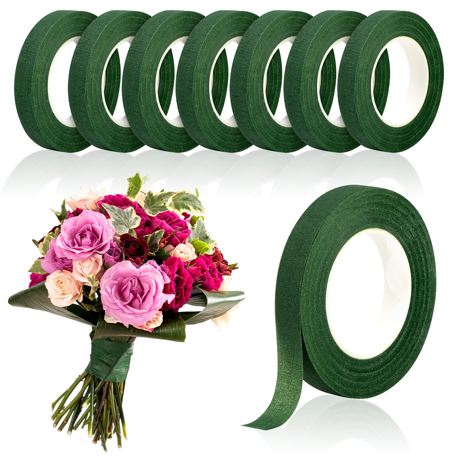 Wedding Floral Supply - 20Yards Groene Boeket Bloementapes Zelfklevende Inpakpapier