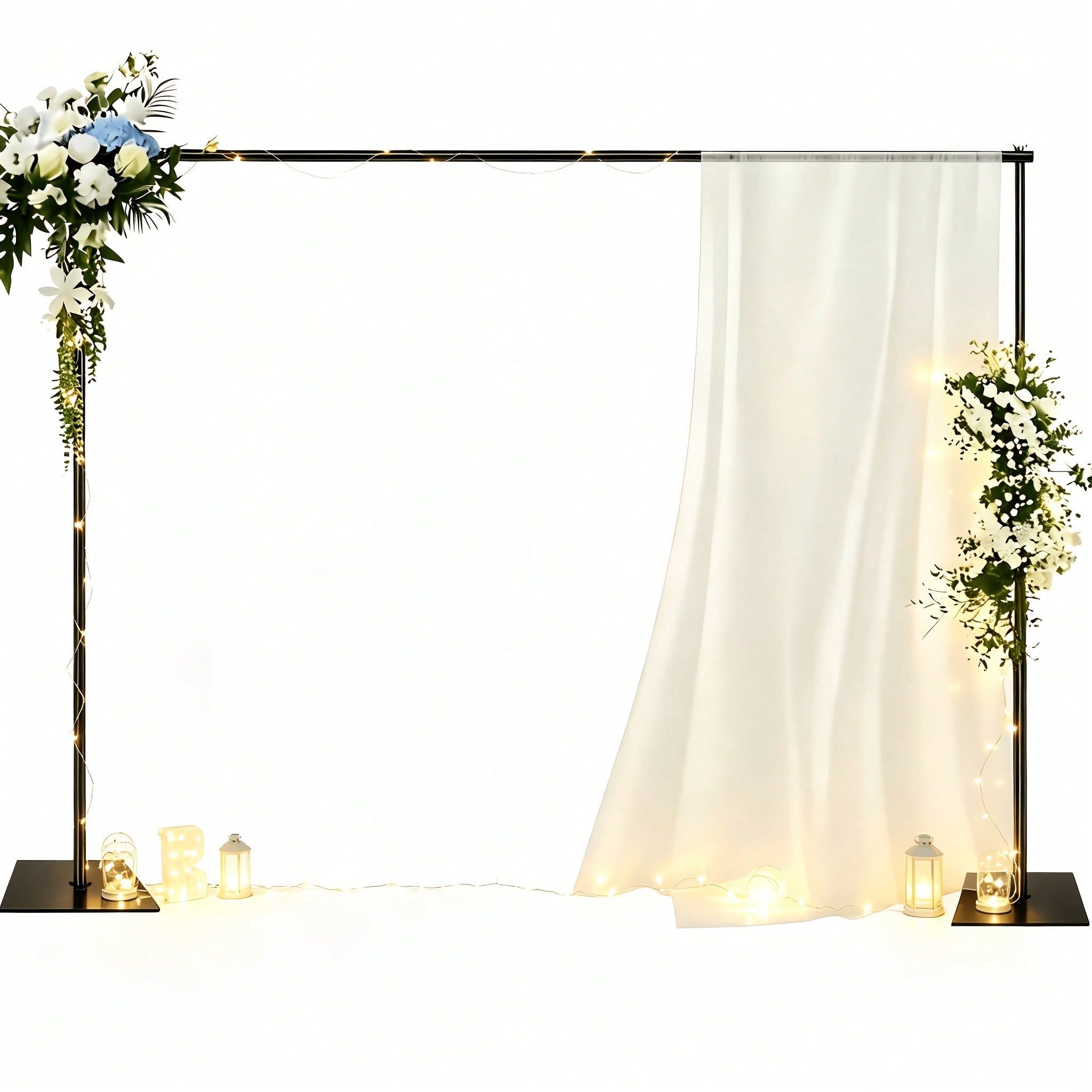 Wedding Support - Achtergrondstandaardset Professionele moderne achtergrondsteunstandaard Zwart zwaar