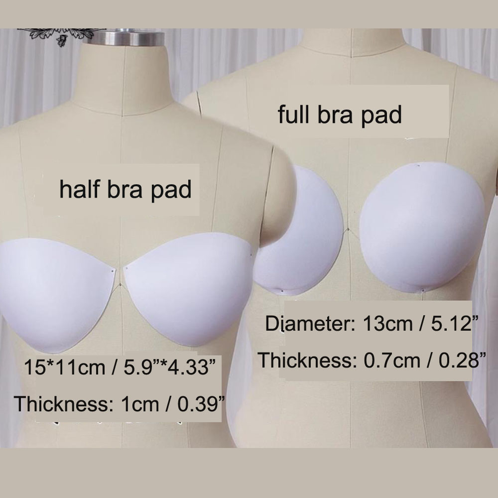 Wedding Lulu - 2 paar zachte spons schuim bh-pads