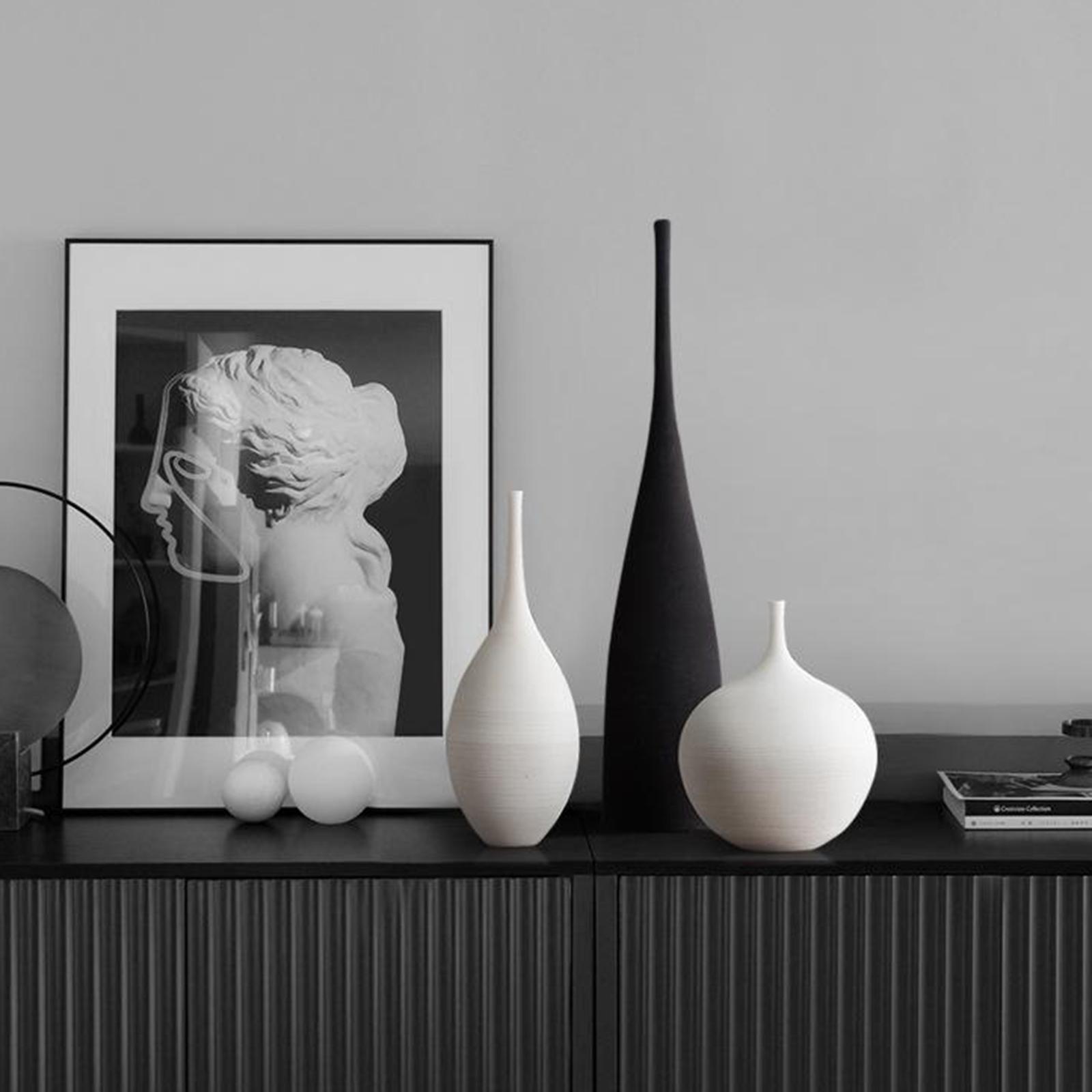 Centerpiece Vase Tall - Elegante keramische bloempot, moderne Scandinavische hoge