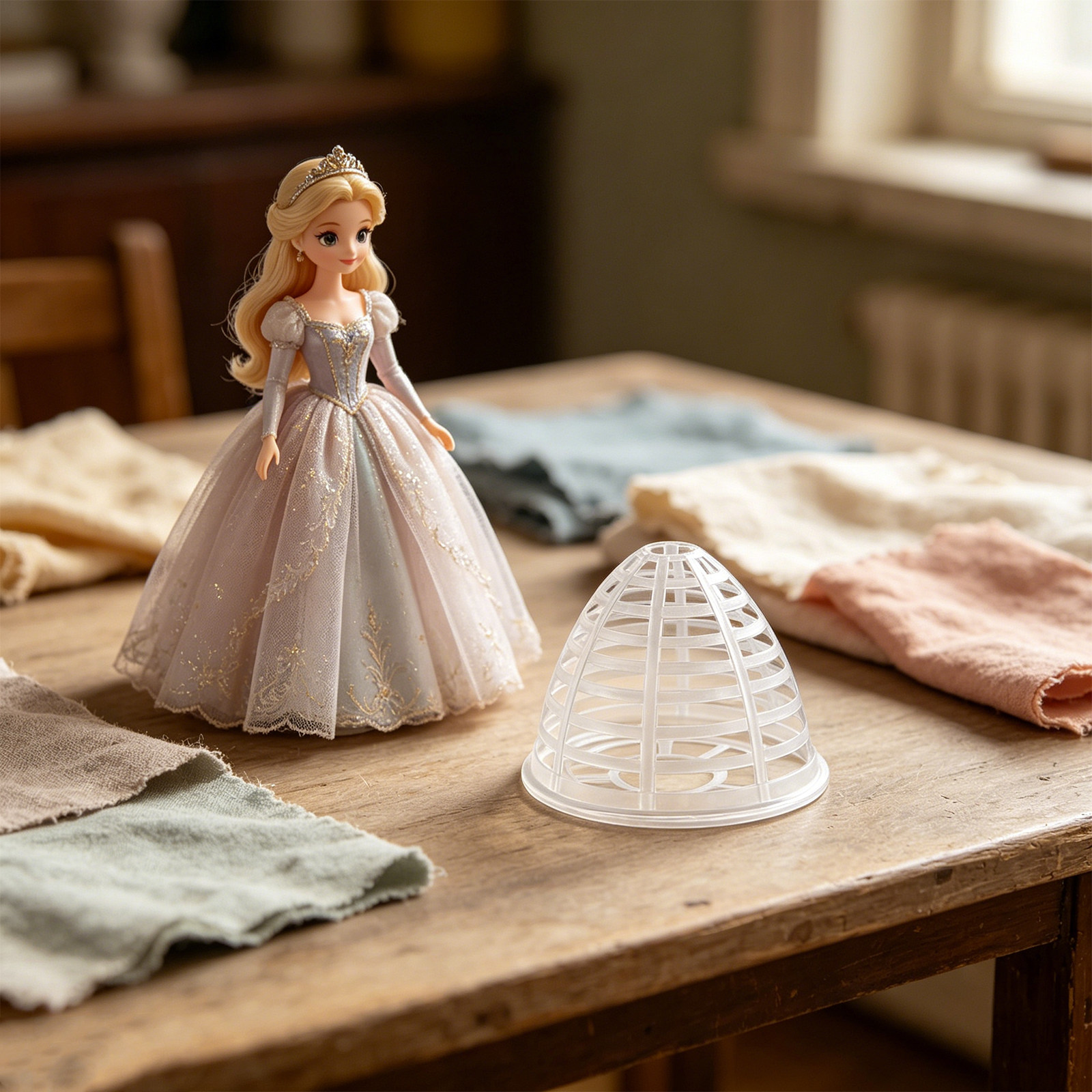 Wedding Support - 10 stuks miniatuur jurk vorm inzetstuk