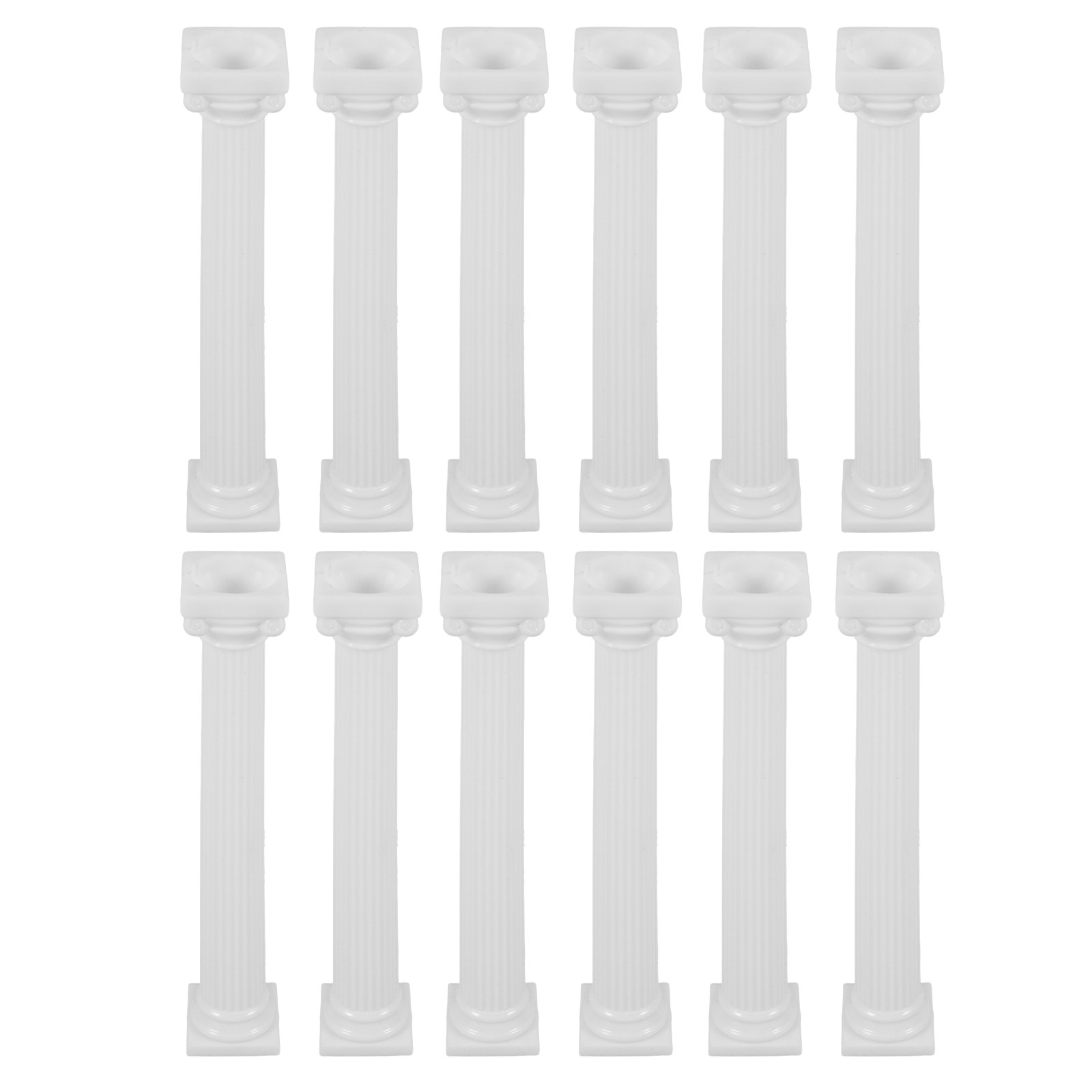 Wedding Support - 12 stuks Romeinse kolom taartsteunen vintage