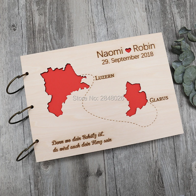 Rustiek gepersonaliseerd gaste - Personalized Guest Book recensie en prijs