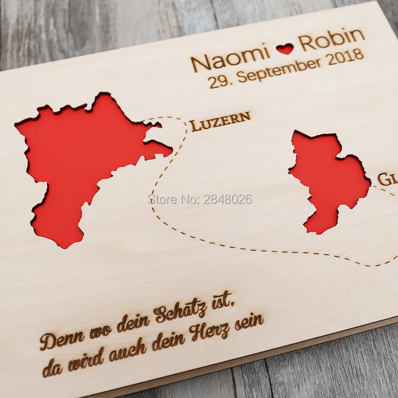 Rustiek gepersonaliseerd gaste - Personalized Guest Book recensie en prijs