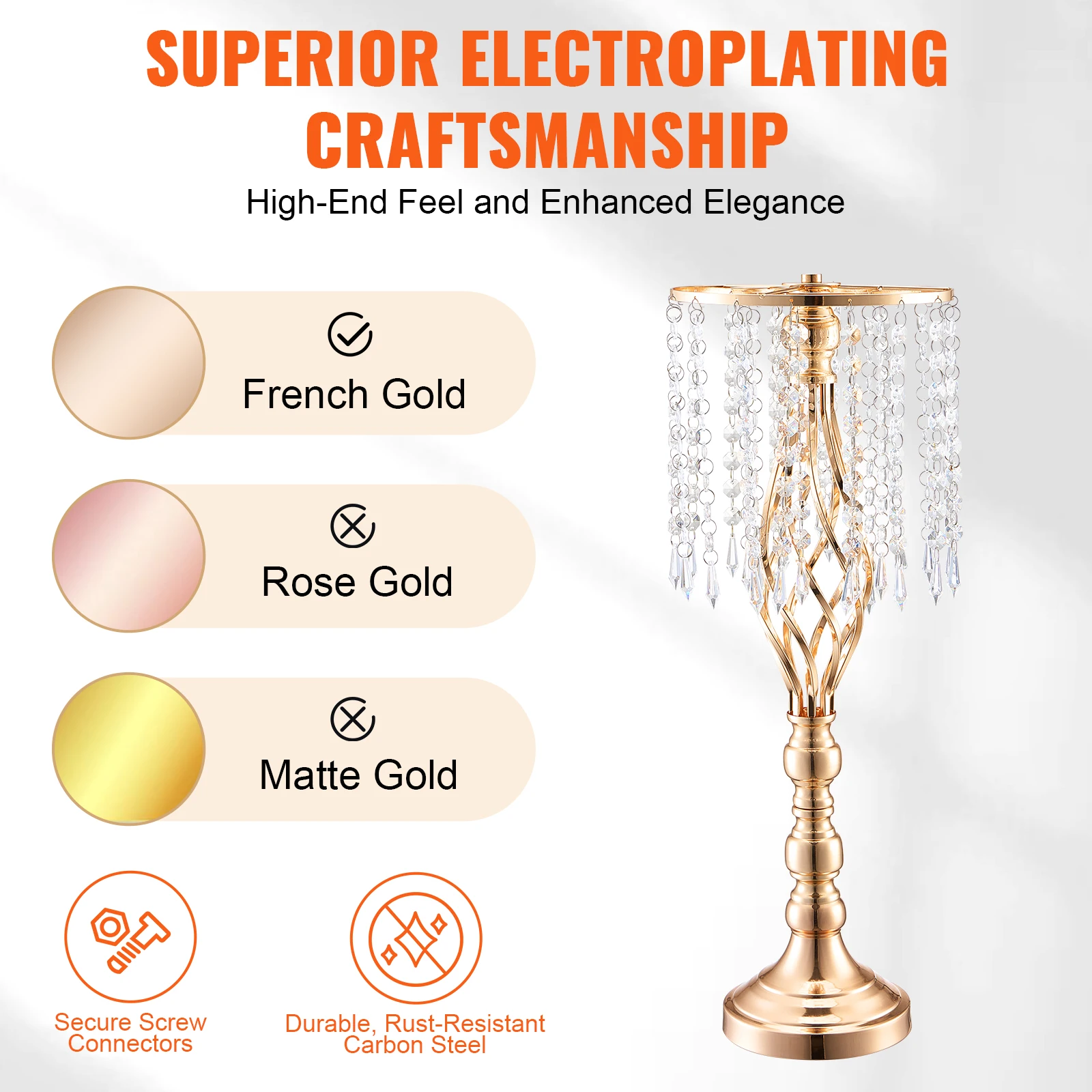 VEVOR Hoge Kristallen Bruiloft - Centerpiece Vase Tall recensie en prijs