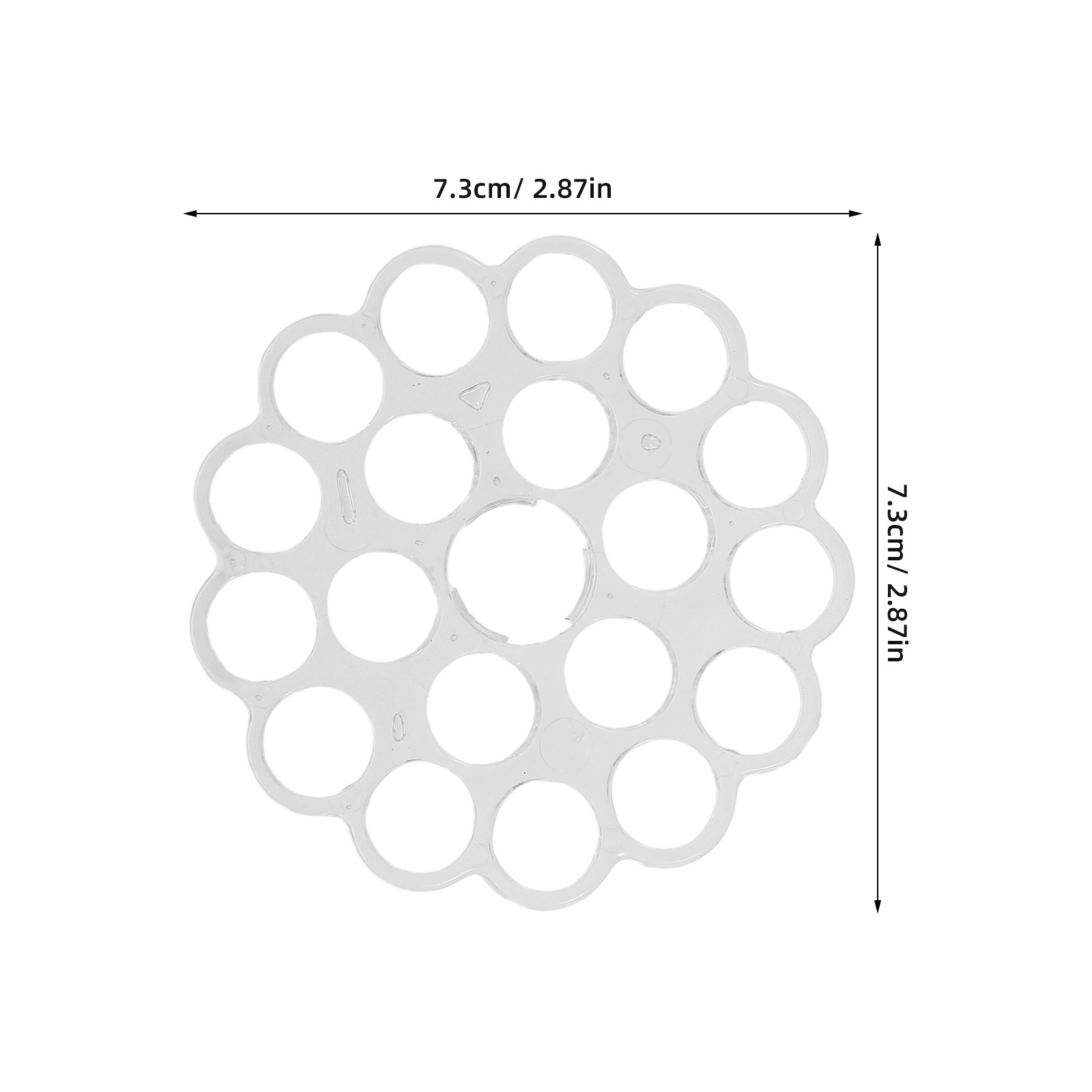 2 Stuks Clear Floral Grid Bloe - Wedding Support recensie en prijs