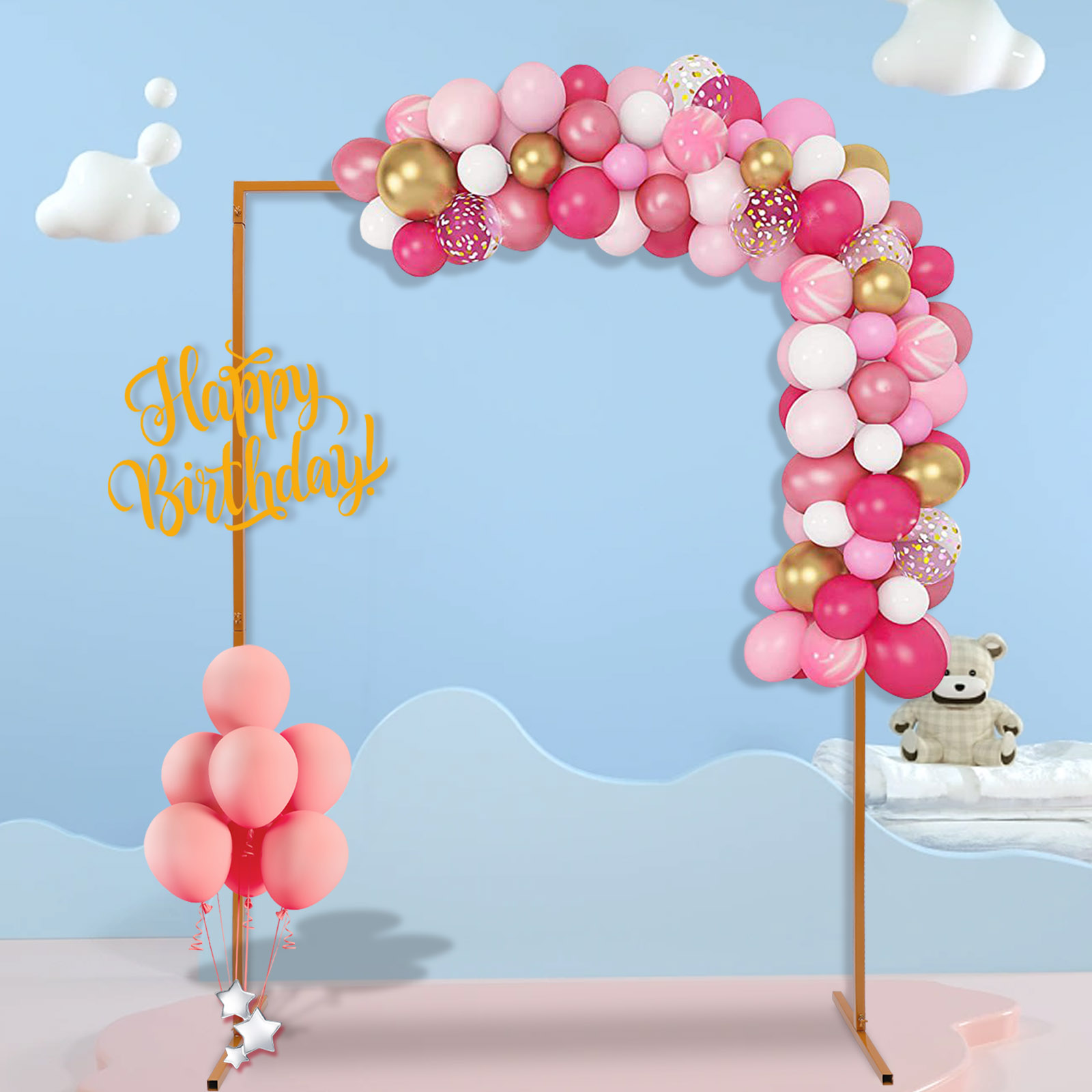 Bruiloft boog achtergrond stan - Wedding Support recensie en prijs