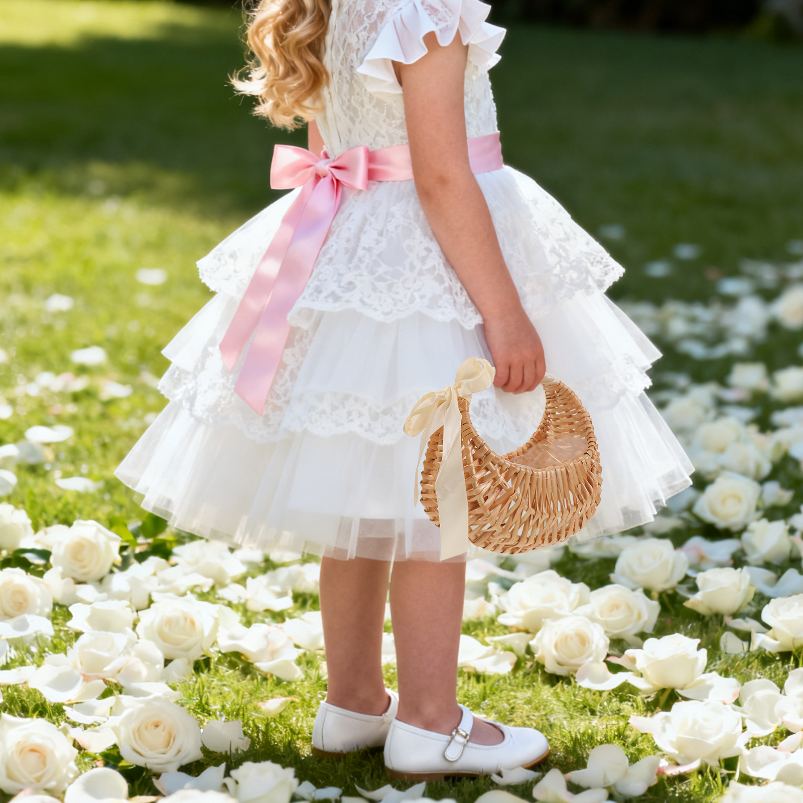 Bloemenmeisjesmandje, handgema - Wedding Ceremony Supply recensie en prijs