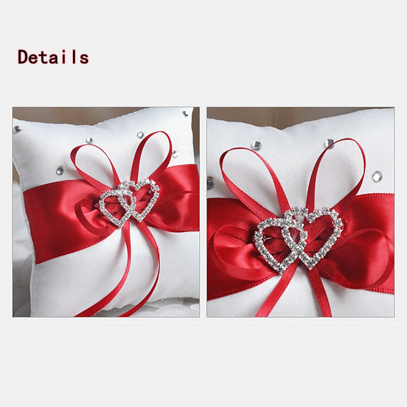 1 Stuks 10*10 Cm Fonkelende St - Ring Bearer Pillow recensie en prijs