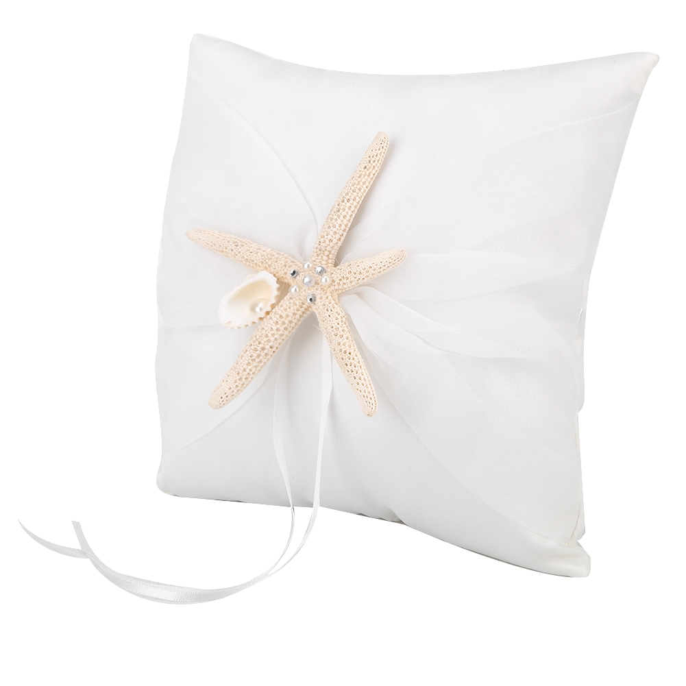 Ivoorkleurig ringkussen voor b - Ring Bearer Pillow recensie en prijs