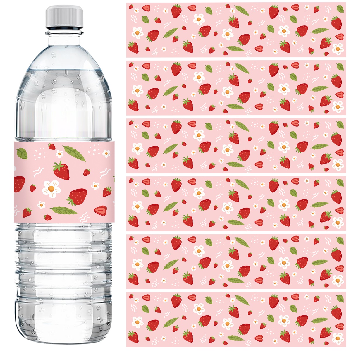 10 stuks aardbei waterfleslabe - Wedding Water Supply recensie en prijs