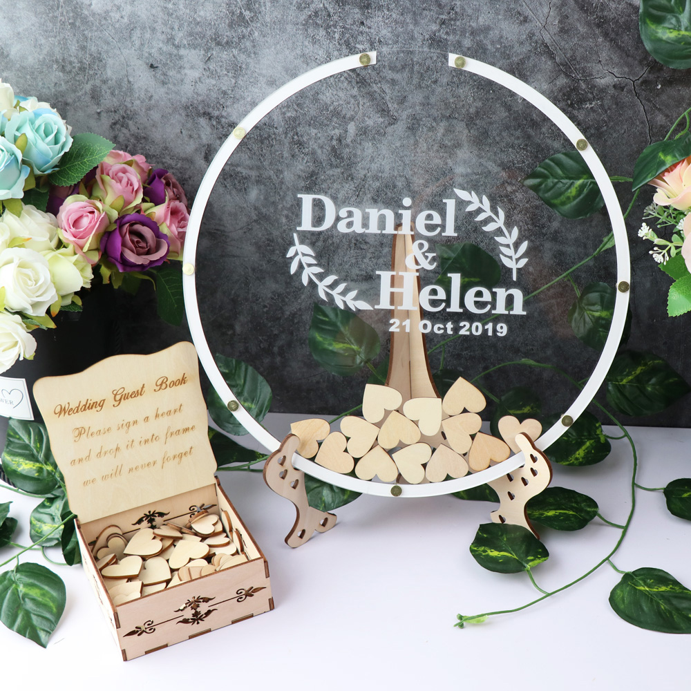 Gepersonaliseerde Acryl Ronde  - Personalized Guest Book recensie en prijs