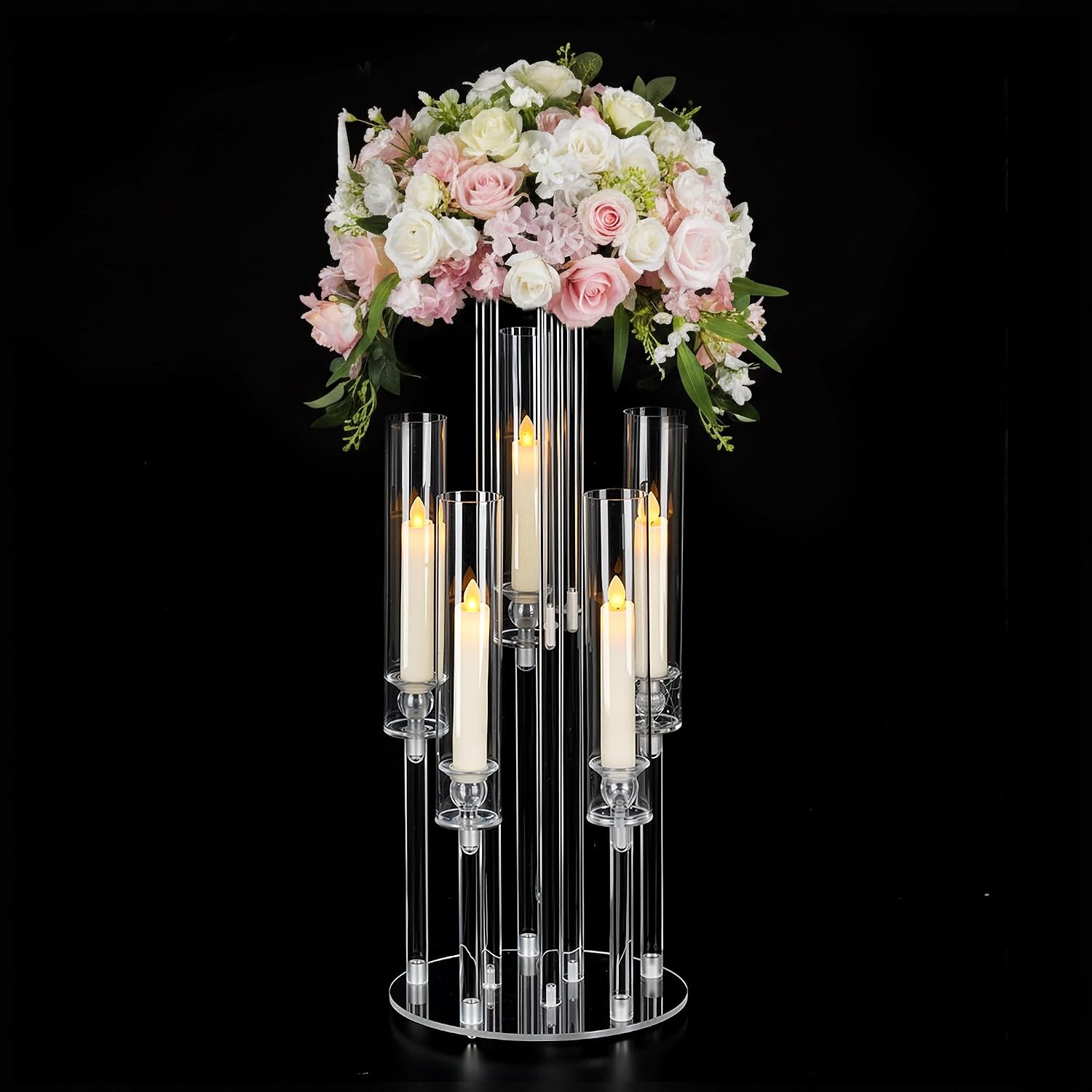 Transparante 5-armige acryl ka - Centerpiece Vase Tall recensie en prijs