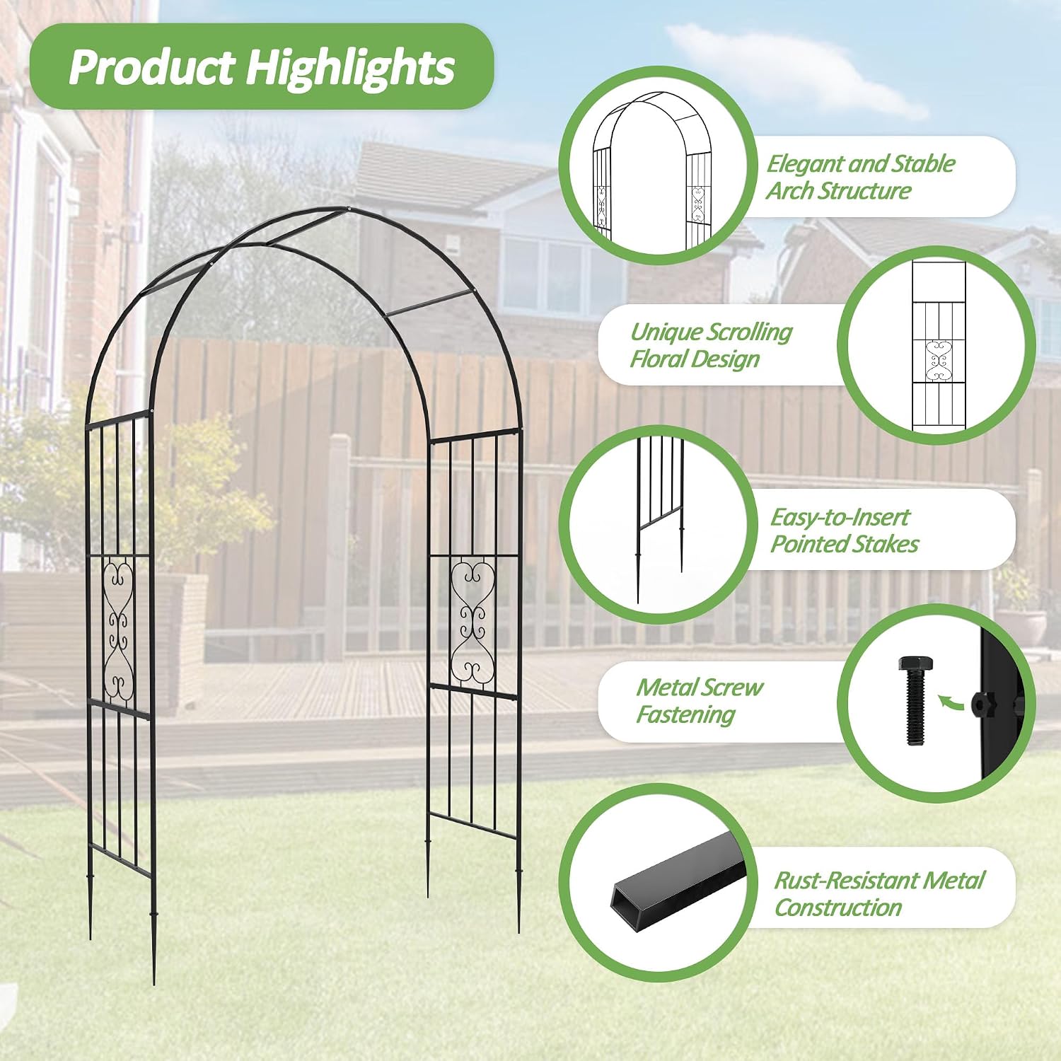 Metalen tuinboog, pergola, pla - Wedding Support recensie en prijs