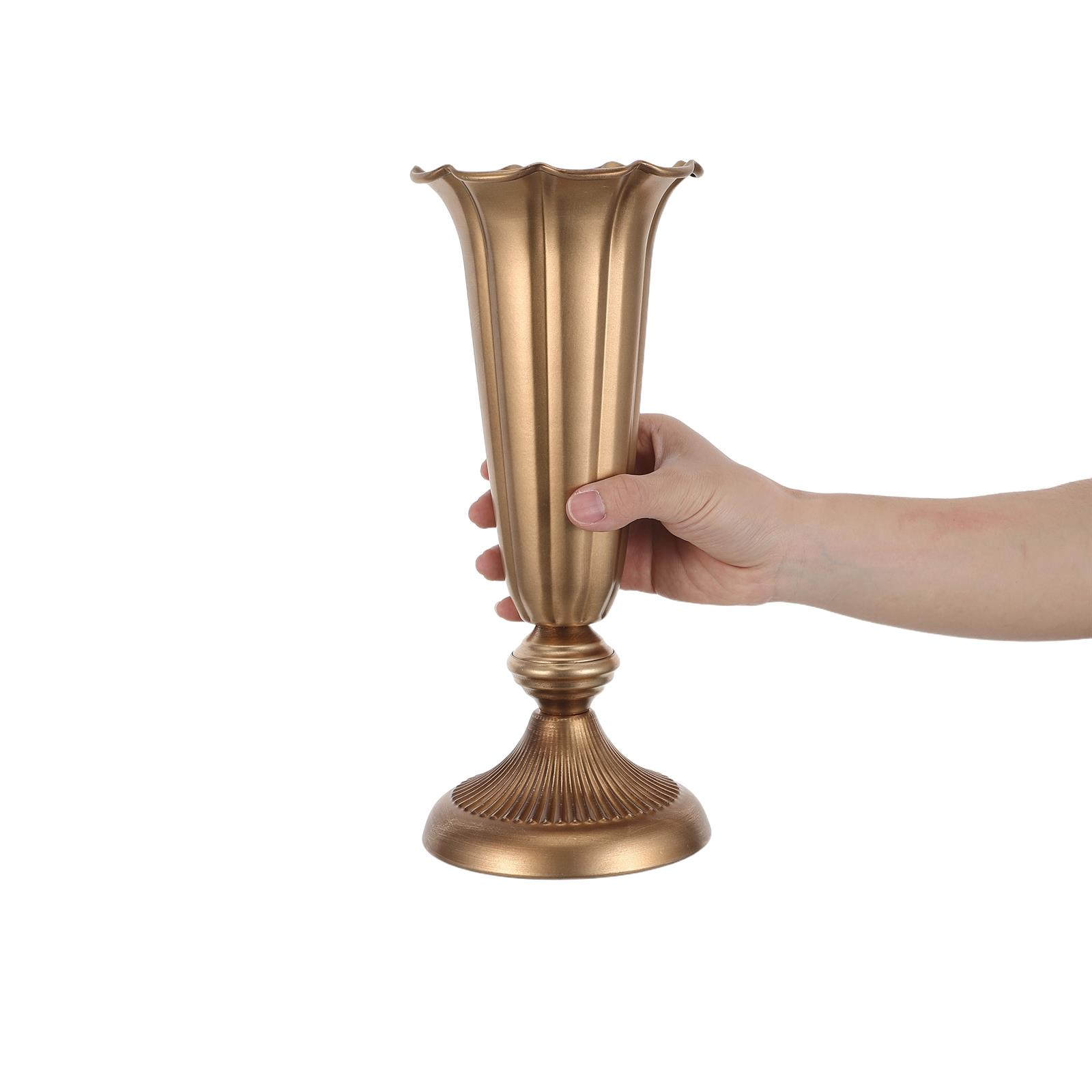 Retro metalen trompetvaas, 11, - Centerpiece Vase Tall recensie en prijs