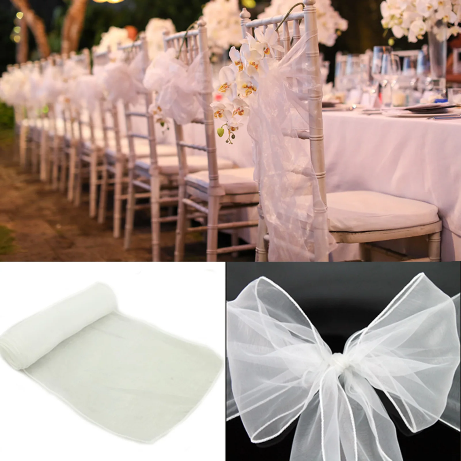 Groothandel 10/50 Pack Organza - Wedding Supply Wholesale recensie en prijs
