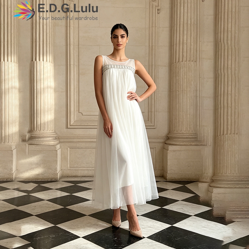 EDGLuLu Hoge Kwaliteit O Hals  - Wedding Lulu recensie en prijs