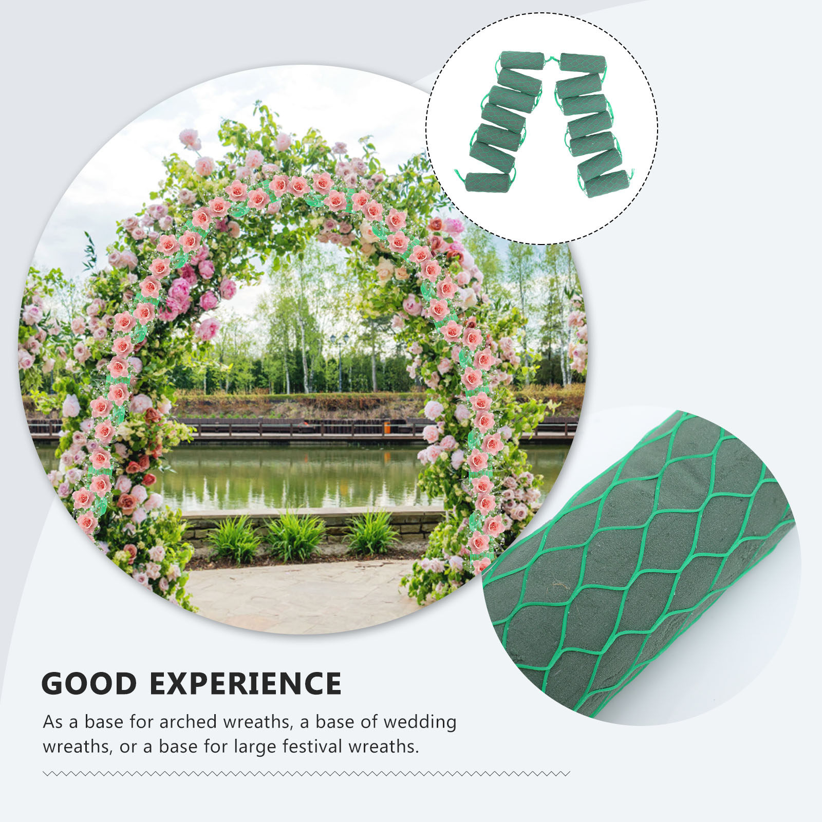 1Set Worstvormige Bloemenschui - Wedding Floral Supply recensie en prijs