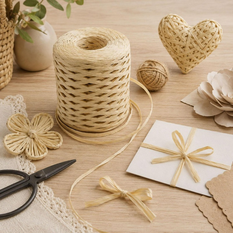 Retro papier knutsel lint verp - Papercraft Supply Ribbon recensie en prijs