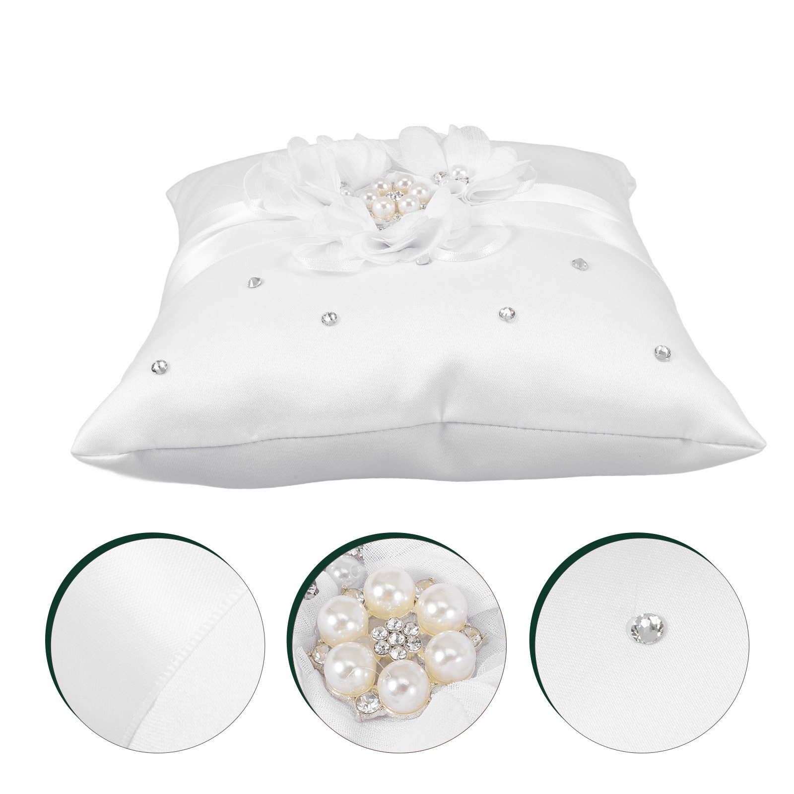 20x20cm Bloem Trouwring Kussen - Ring Bearer Pillow recensie en prijs
