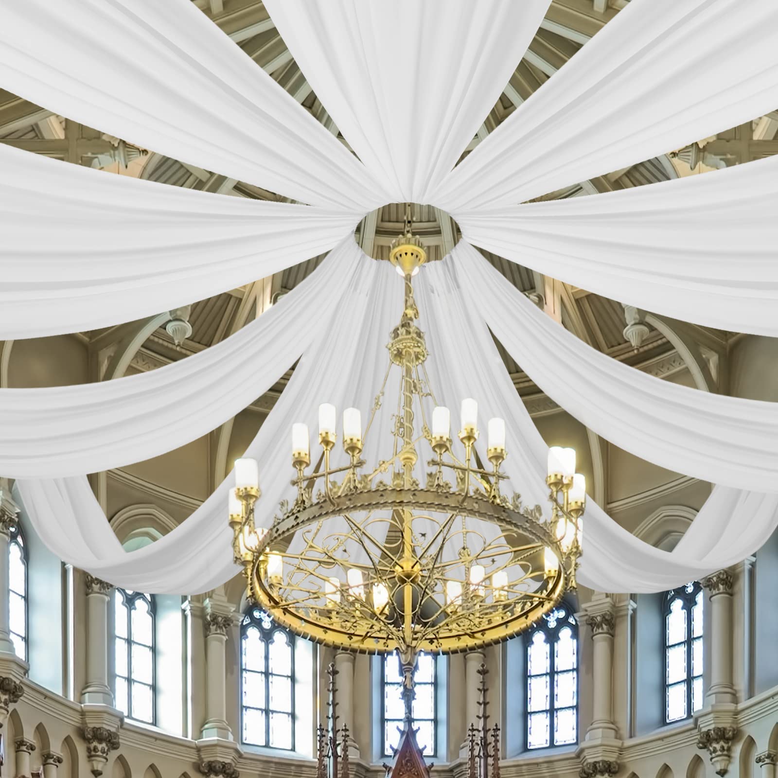 Bruiloft Boog Plafond Gedrapee - Wedding Ceremony Supply recensie en prijs