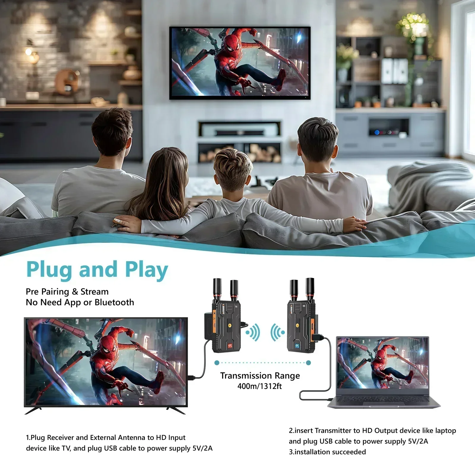 400m 5G 4K Draadloze Video Zen - Wedding Support recensie en prijs