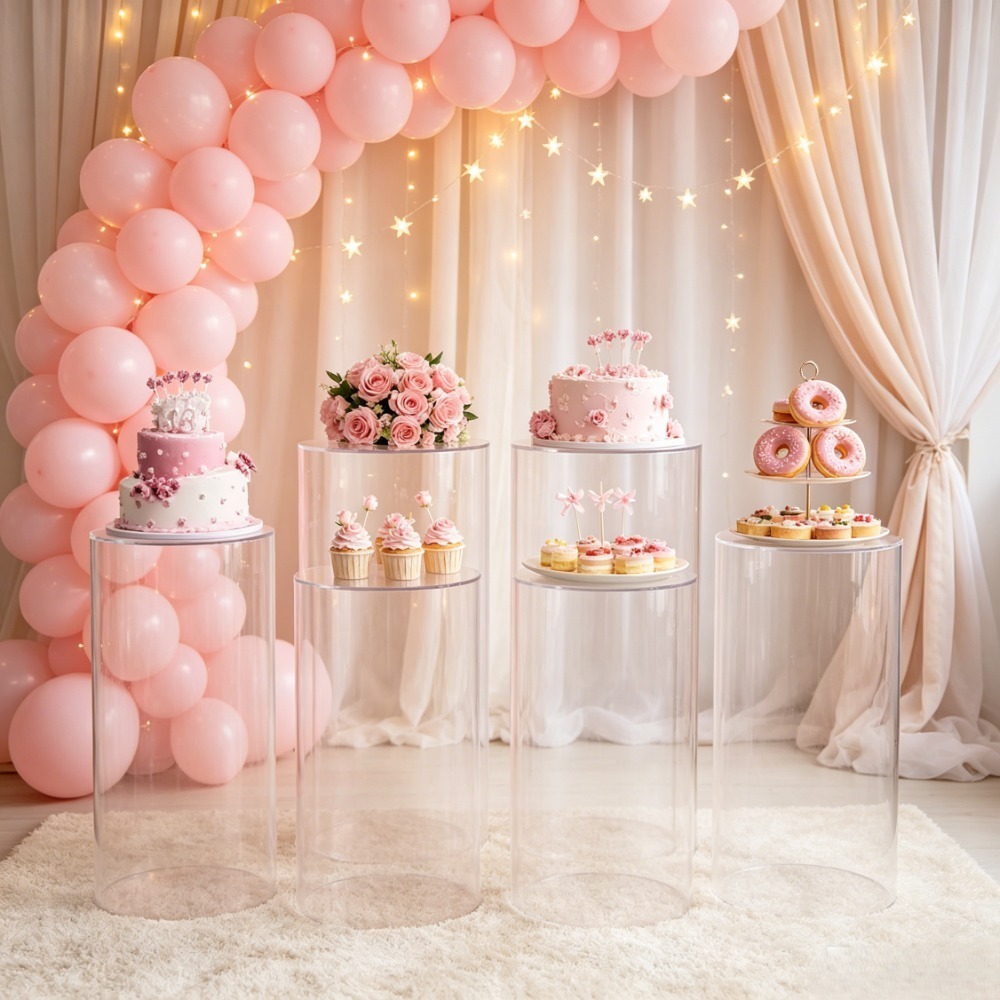 3/5 stuks witte cilindrische s - Wedding Support recensie en prijs