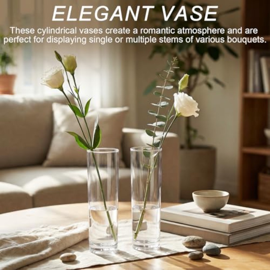 48 stuks acryl cilindervormige - Centerpiece Vase Tall recensie en prijs