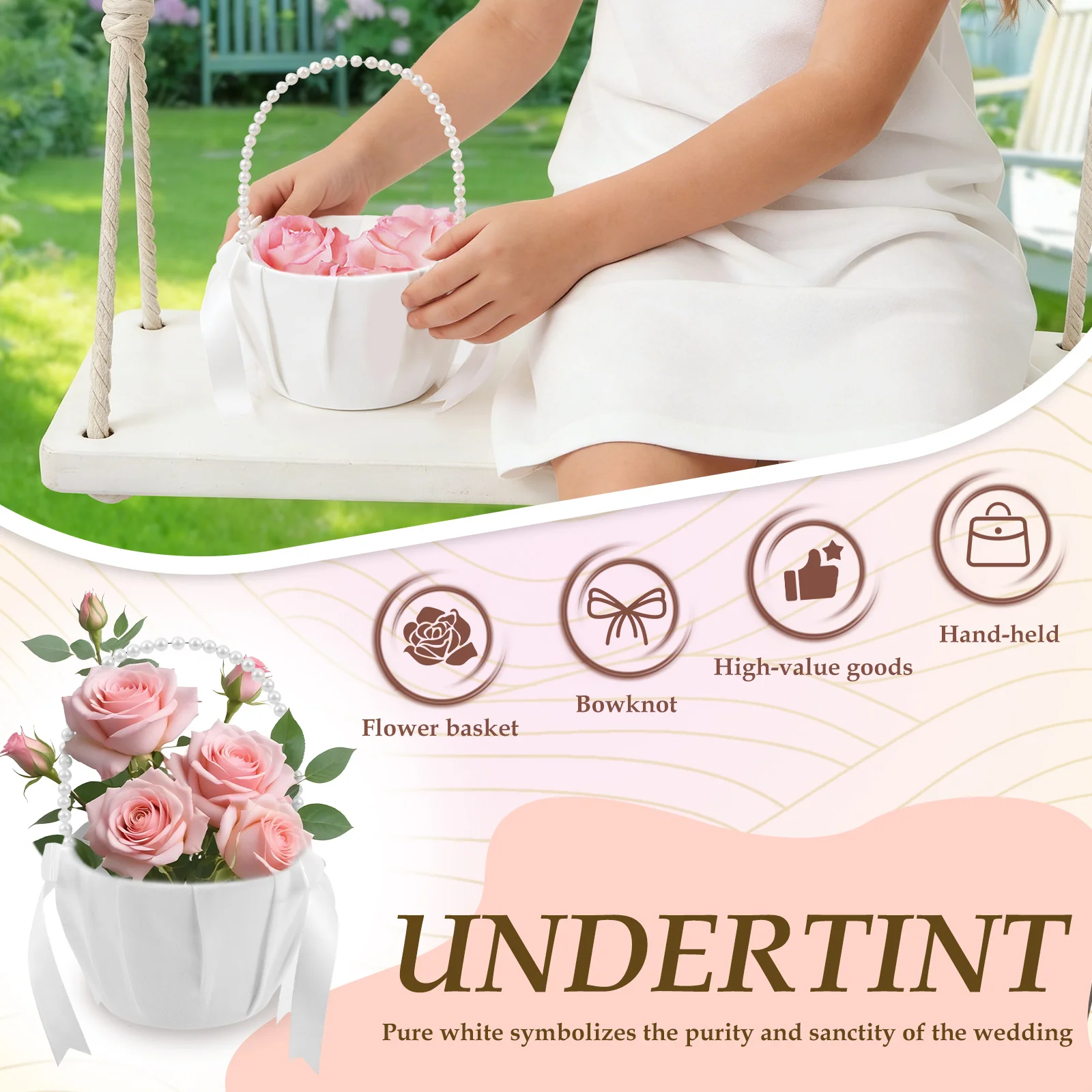 2 Stuks Bruiloft Bloemenmeisje - Wedding Ceremony Supply recensie en prijs