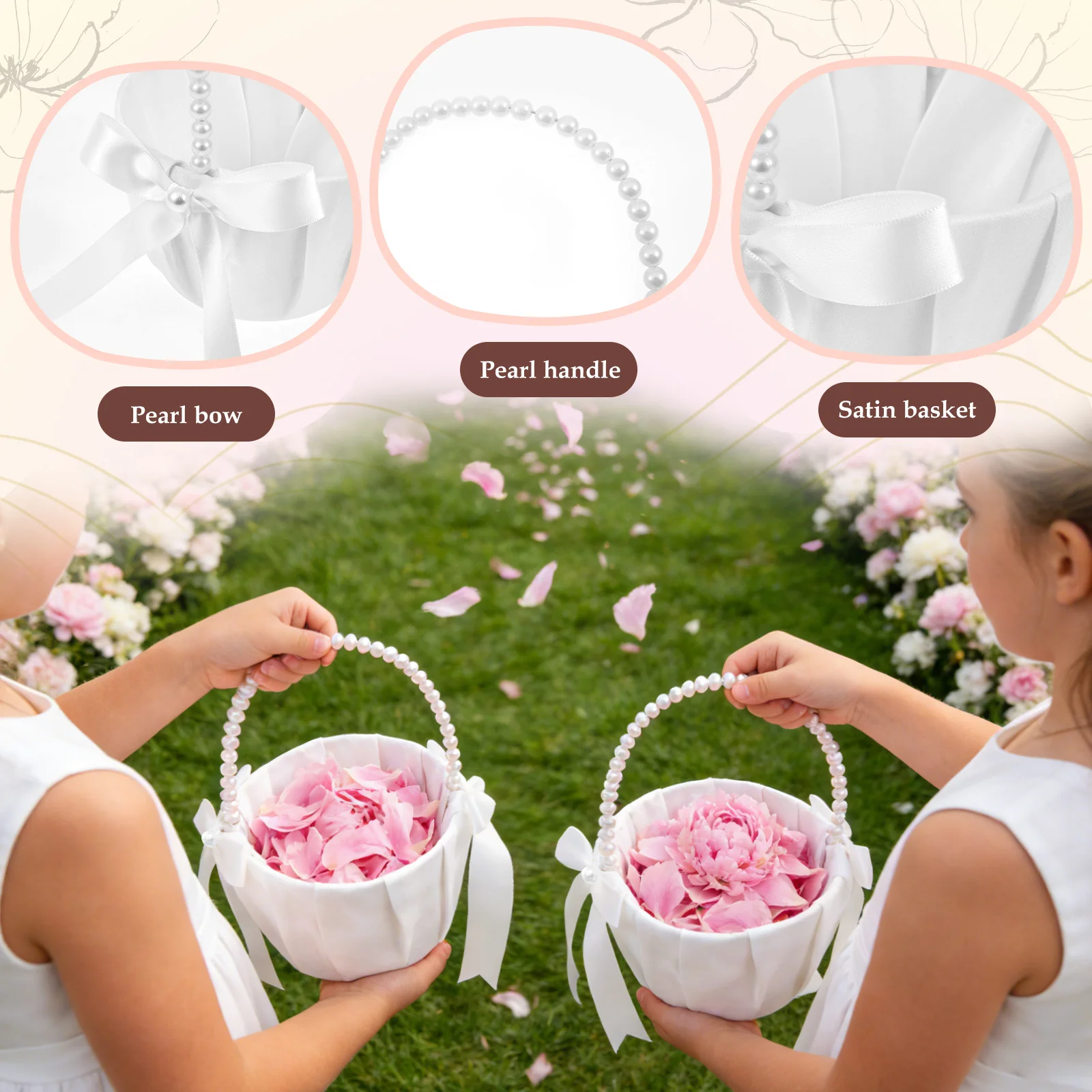 2 Stuks Bruiloft Bloemenmeisje - Wedding Ceremony Supply recensie en prijs