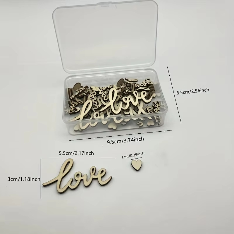 Box Set Van 120 Stuks Houten L - Wedding Ceremony Supply recensie en prijs