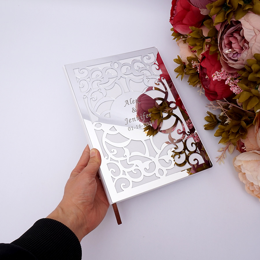 Aangepaste bruiloft handtekeni - Personalized Guest Book recensie en prijs